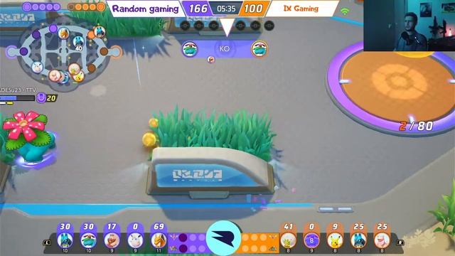 Турнир RUSH BATTLETOWER #2 Pokemon Unite | Random Gaming Vs IX Gaming игра 1 смотреть онлайн