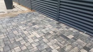 укладка плитки на бетонное основание, сухую смесь 300. плитка Бавария. 60мм.