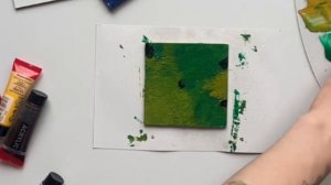 Фактура акриловыми красками с добавлением соли