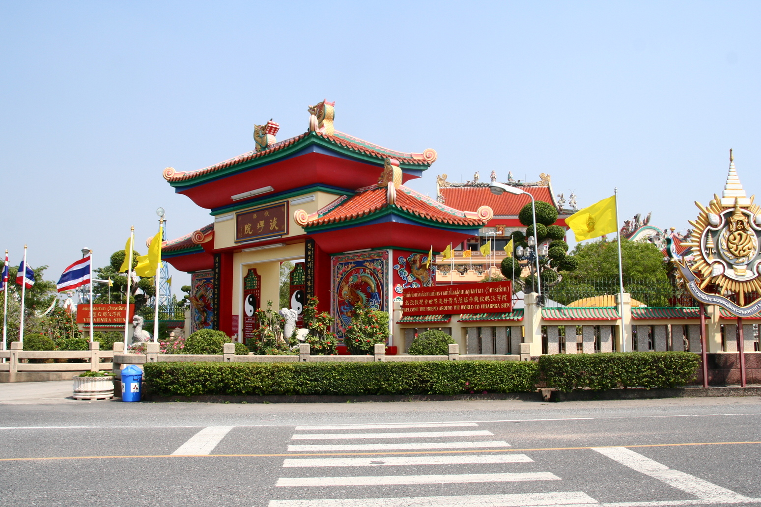 Китайский храм в Паттайе Вихарнра Сиен
