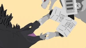 Godzilla 2021 Vs Mechagodzilla 2021 [Stick Nodes Animation]