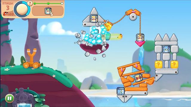 Angry Birds Journey - Gameplay Walkthrough Part 2 - Level 26-40 (Android, iOS) Fling Birds Rovio смотреть онлайн