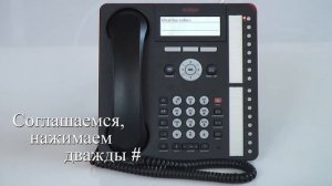 Delta Telecom - сброс IP телефона Avaya 16xx