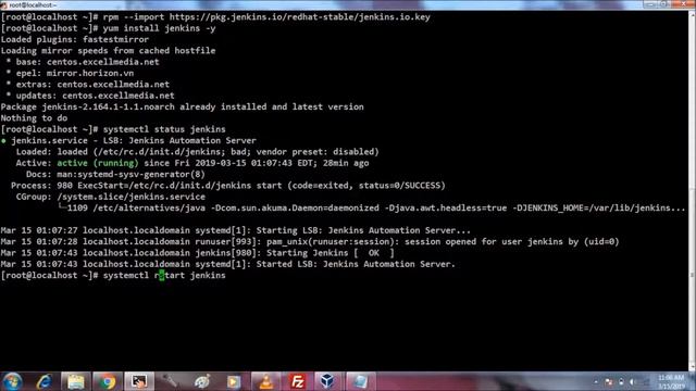 Jenkins config on centos7 step by step смотреть онлайн