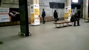 Подземный трамвай в Волгограде. Russian tram subway.