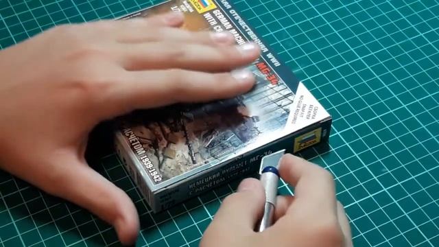 Сборка немецкого пулемета МГ-34 с расчетом 1939-1942    1/72 смотреть онлайн