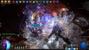 Coc Ice Nova of Frostbolt Archmage Templar Hierophant POE 3.25 T17 Sanctury map