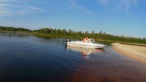 Первый выход на реку Обь-3 после обновления.