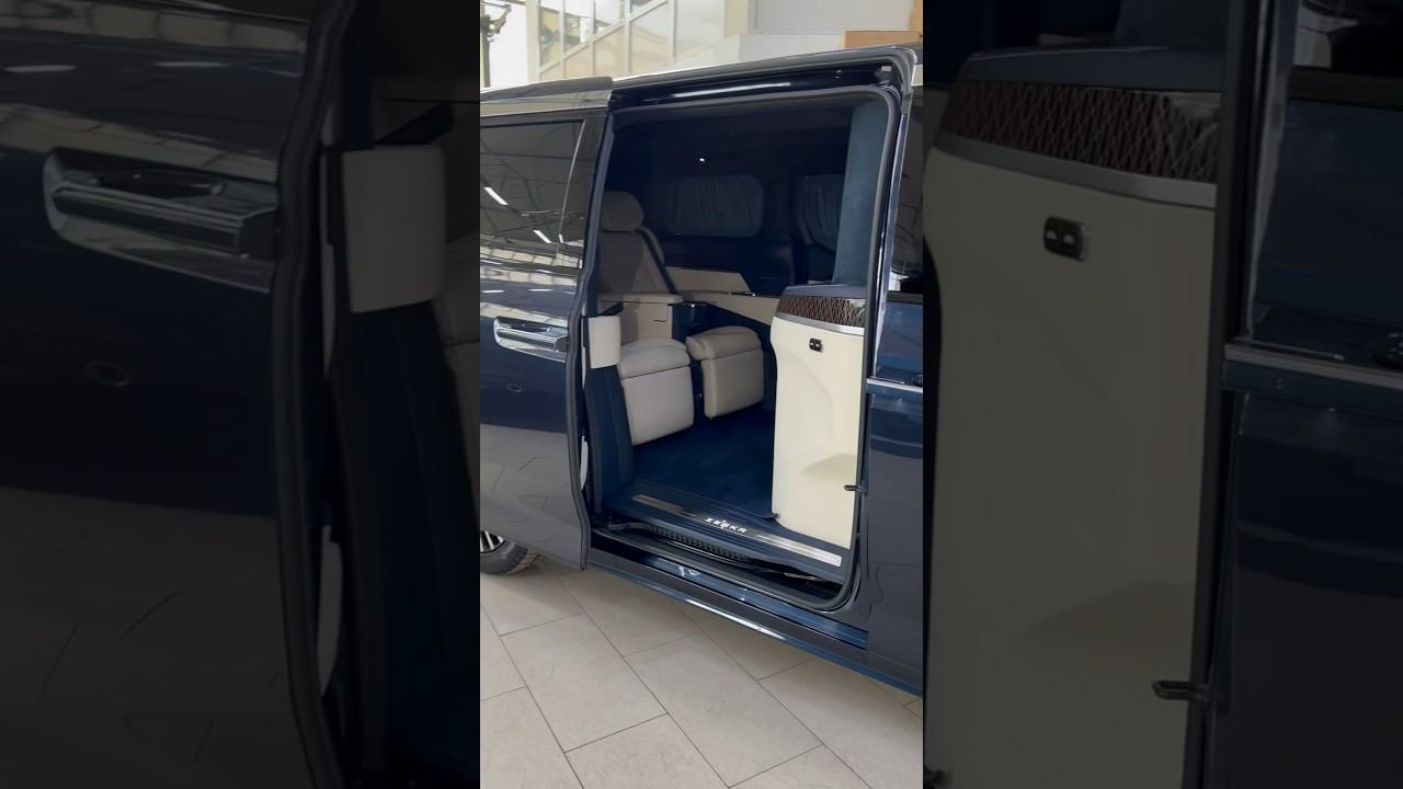 Zeekr 009 - мобильный офис, перегородка, комфортный салон, атрибуты VIP авто в http://jewerlybus.com