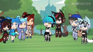 Батл девочки против мальчиков|Gacha life|