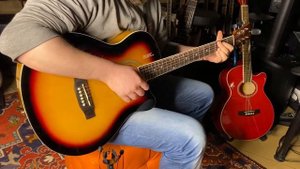 Обзор акустической гитары E4010C SB