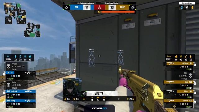 #Vexite (#Grayhound) делает крутой айс (-5) против #Complexity / #csgo #cs #ксго #кс
