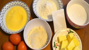 Желтенький итальянский кекс с кукурузной мукой (AMOR POLENTA)