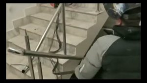 Монтаж перил из нержавеющей стали