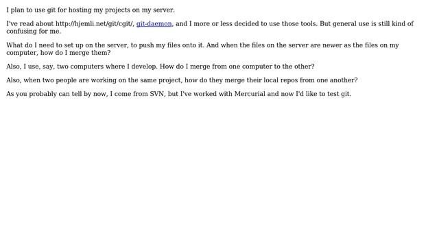 Unix & Linux: Using git with cgit for decentralized/centralized development смотреть онлайн