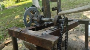 Самодельный промежуточный вал на подшипниках без токарных работ.