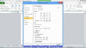 Excel 2010 Tutorial Formatting Chart Objects Microsoft Training Lesson 29.1