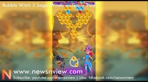 Bubble Witch Saga Game Play | Microsoft Windows 10 Games | Bubble Saga Game