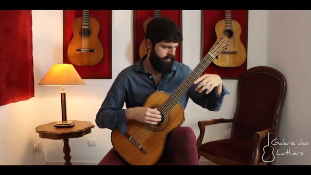 JB Chicouène plays Study in E minor by Francisco Tárrega on a Salvador Ibáñez c.1900 смотреть онлайн