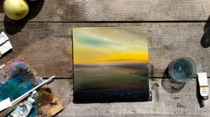 Как быстро рисовать маслом.