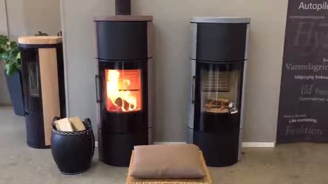 печь камин HWAM Wiking с автоматикой(климат контроль*) смотреть онлайн