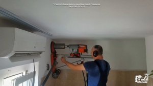 Wet drilling into concrete with Husqvarna DM 280 in Navodari & Constanta / Romania