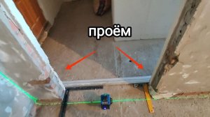 Как сделать минимальный слой штукатурки с одинаковой шириной стенок проёма.