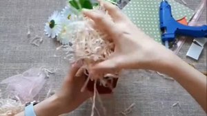 Мастер - класс "Топиарий с ромашками"