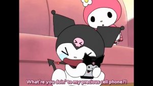 Kuromi Shows Off Her New Phone! ☆ Onegai My Melody ENG Fandub