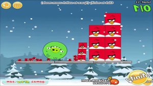 Angry Birds Kick Out Green Pigs - GREEN PIGS AND BIRDS TEST CONVERSION BIG AND SMALL !