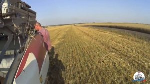 Уборка 2017! Как горел комбайн Палессе GS-12 и поле с пшеницей!