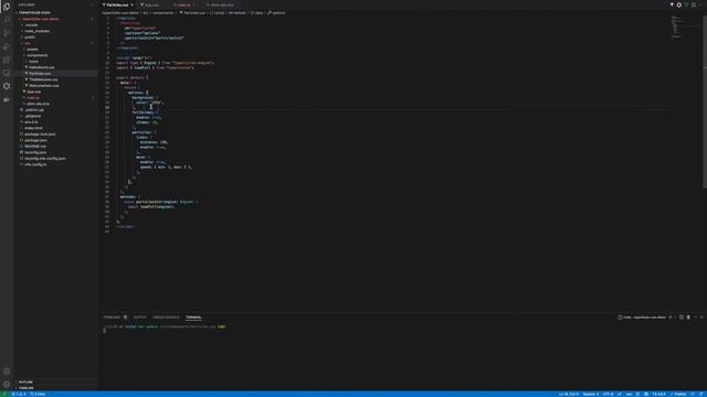 tsParticles Vue.js 3 Tutorial - How to add particles effect to any Vue.js 3 website or application