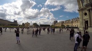 Центр Парижа. Франция. Музей Лувр. Прогулка по Парижу #1