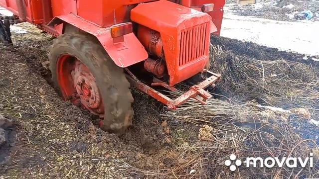 Т16 против самодельного трактора мини мтз...кто каго?