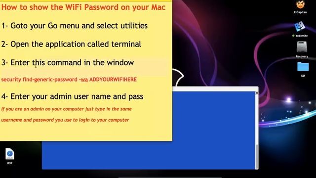 How To Find Your WiFi Password on a Mac смотреть онлайн