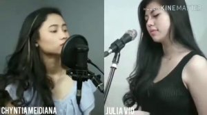 Ungu - Tercipta Untukku Cover by Chyntia Meidiana & Julia Vio