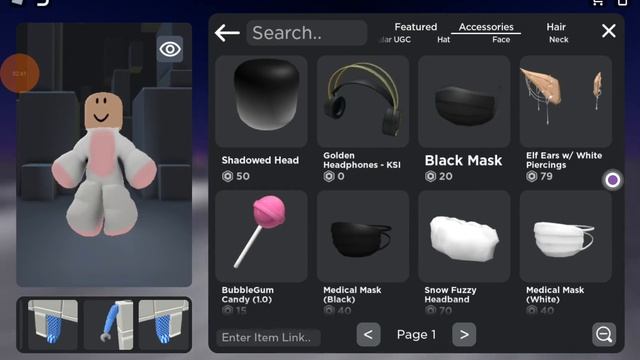 ~~ HOW TO MAKE A WHITE BEAR OUTFIT (roblox catalog avatar creator) ~~ смотреть онлайн