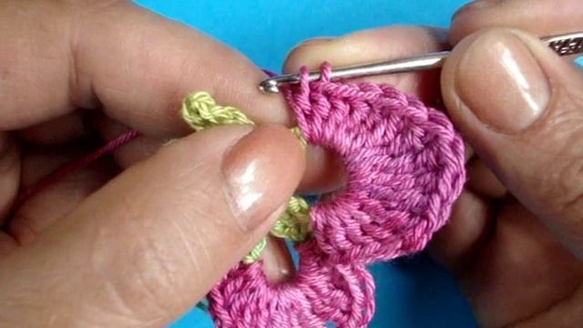 Анютины глазки How to crochet pansy Вязание крючком Урок 54 смотреть онлайн
