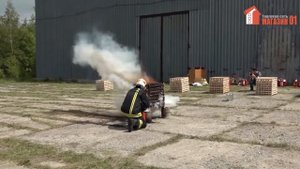 Магазин 01 - испытания порошковых огнетушителей (30.05.2019)