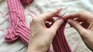 Стильные носки спицами, для начинающих/носки на осень и зиму/вяжем носки резинкой 2*2