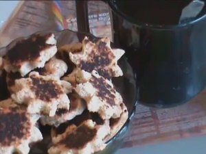 Песочное печенье на сковороде.