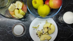 Лучший компот на зиму!!! Закатываем компот из Айвы и Яблок!