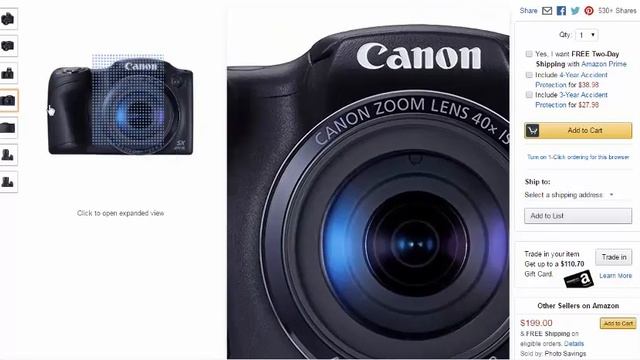 Canon PowerShot SX410 IS (Black) SAVE 35% - black friday deals 2016 смотреть онлайн