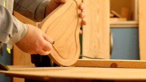 4K Изготовление и фрезерование разделочной доски из дуба, milling cutting board with juice groove