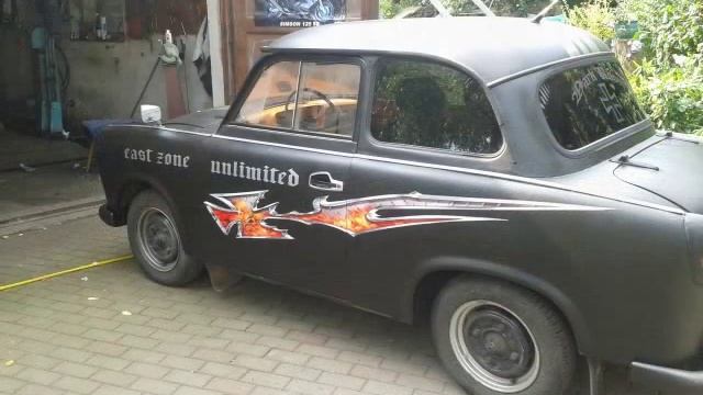 Tuning Trabant 500 Carbon Folie Car Wrapping East German Car смотреть онлайн