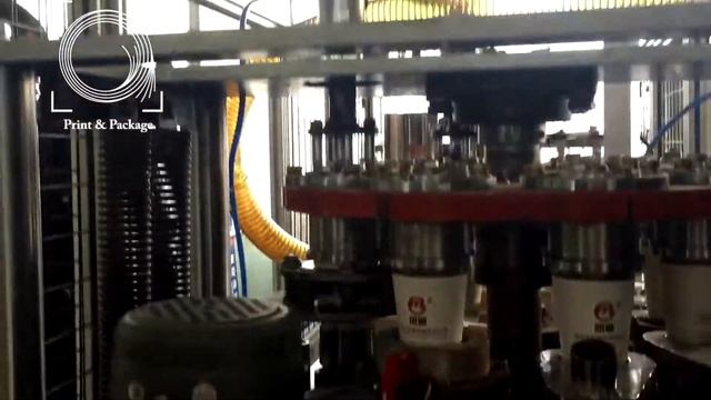 Среднескоростная машина для производства бумажных стаканов PR C700 смотреть онлайн