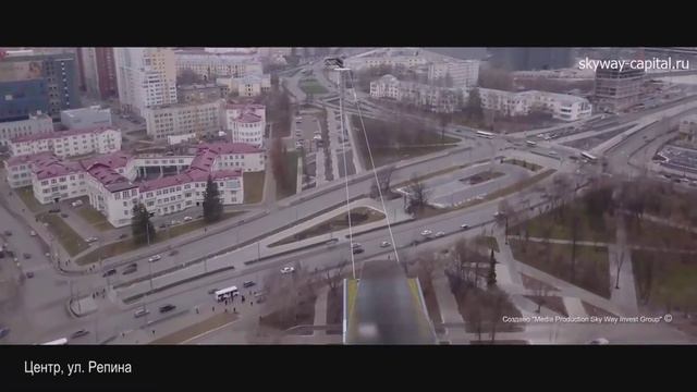 Sky Way в Екатеринбурге, визуализация трасс смотреть онлайн