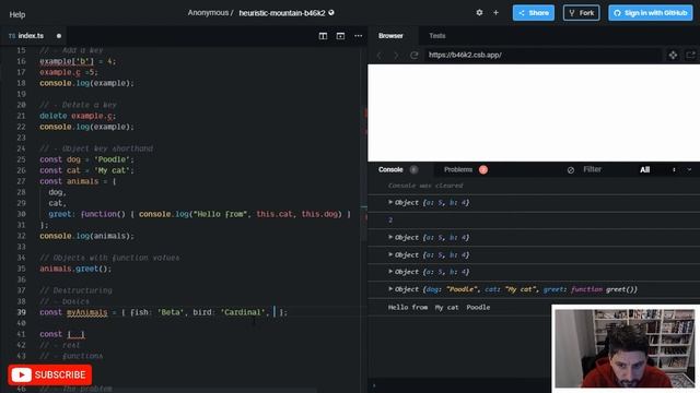 Learn JavaScript Objects (Literals)