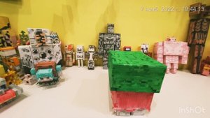 Обзор на нюхтера.как сделать нюхана Майнкрафт из бумаги