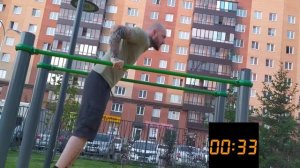 Установил рекорд в отжиманиях на брусьях. #брусья #рекорднабрусьях #челендж #воркаут #калистеника